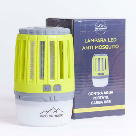 LÁMPARA LED ANTIMOSQUITOS CAMPING ( Y HOGAR)