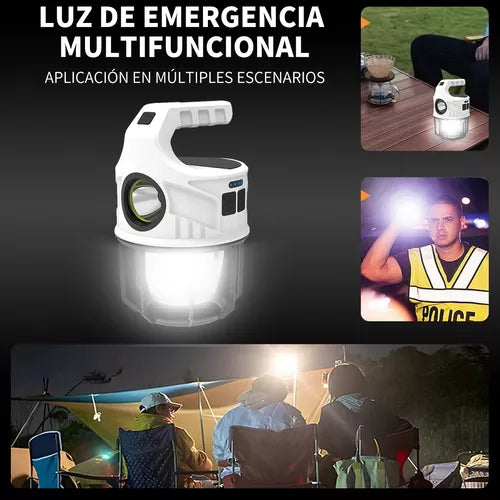 LÁMPARA SOLAR IMPERMEABLE MULTIFUNCIÓN